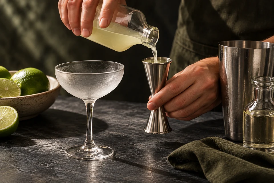 Daiquiri: Jigger abmessen