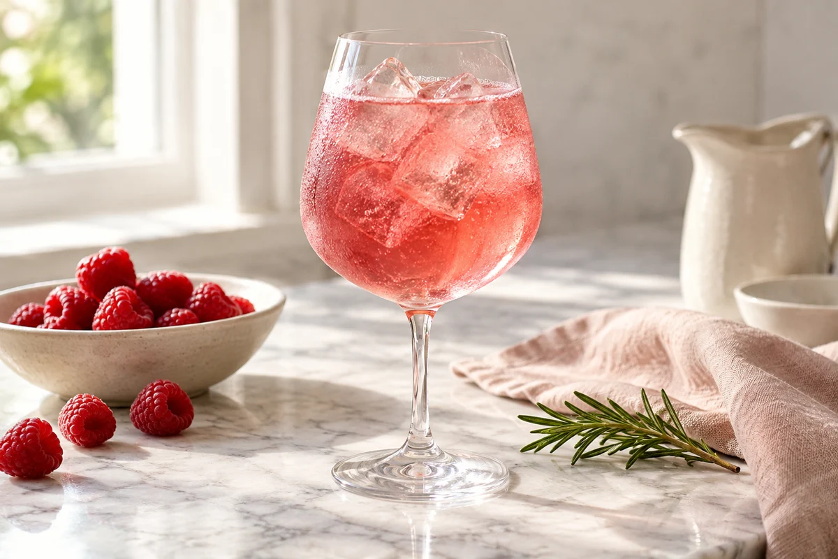 Beeren-Rosmarin-Spritz