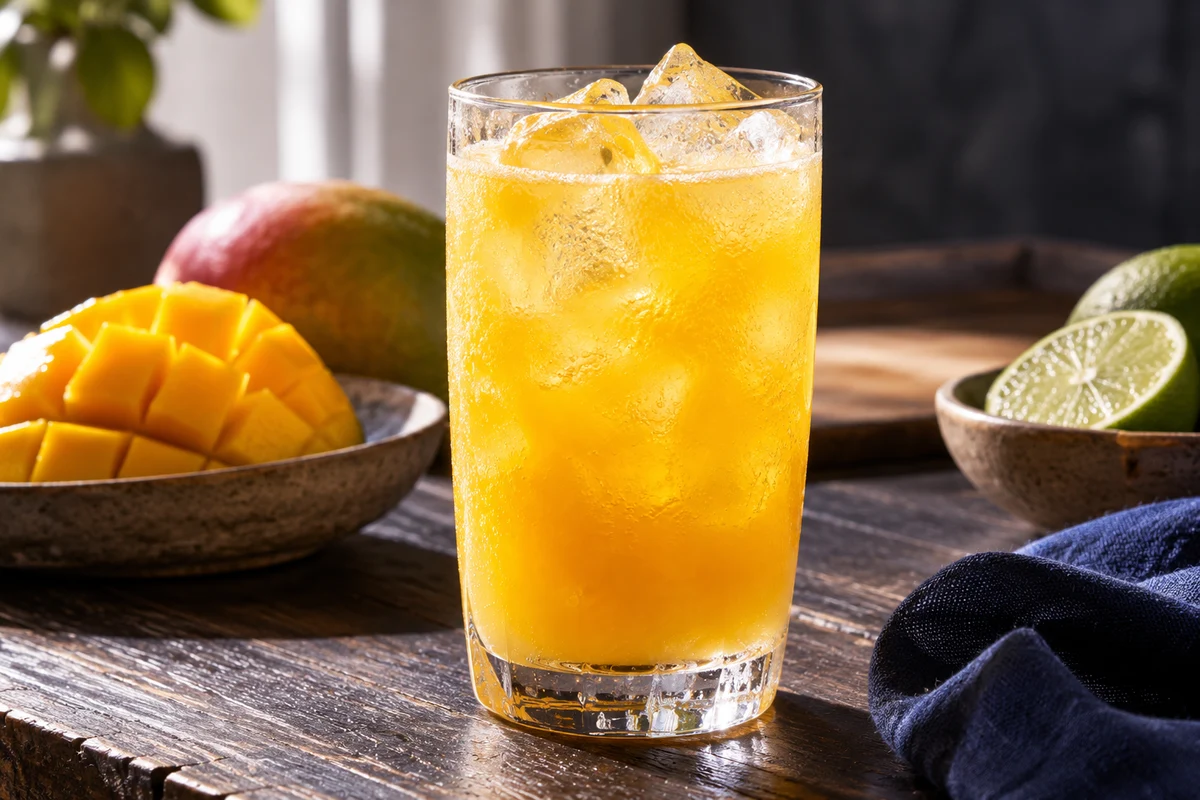 Mango-Limetten-Cooler