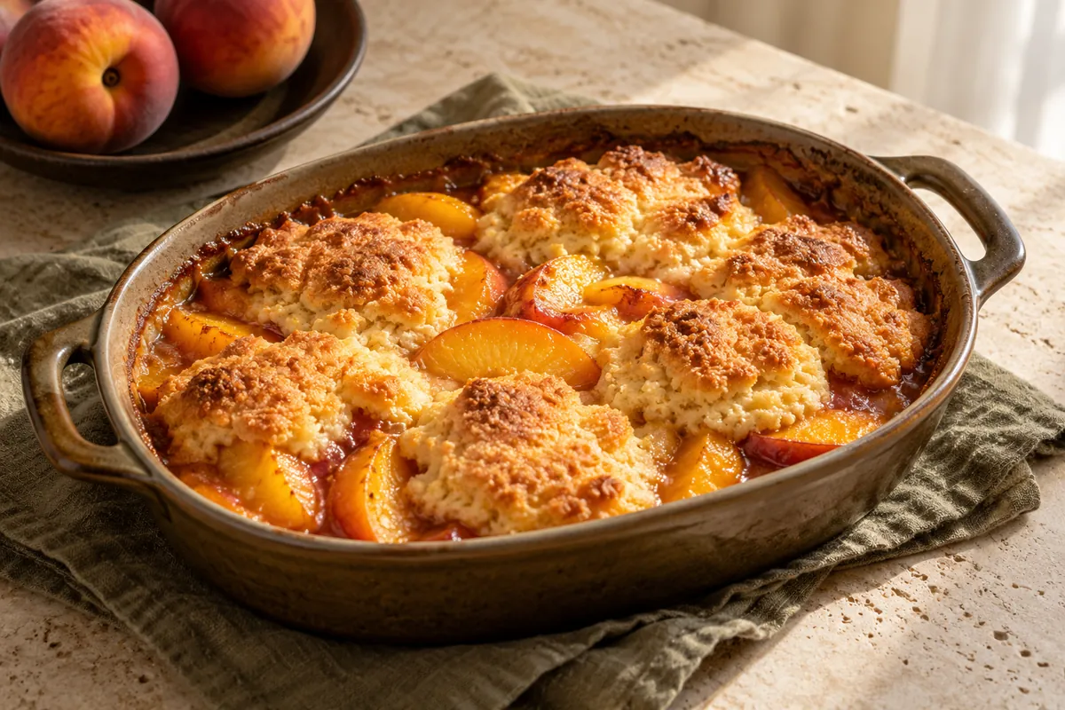 Pfirsich-Cobbler