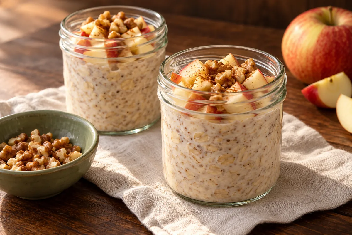 Apfel-Zimt-Overnight-Oats