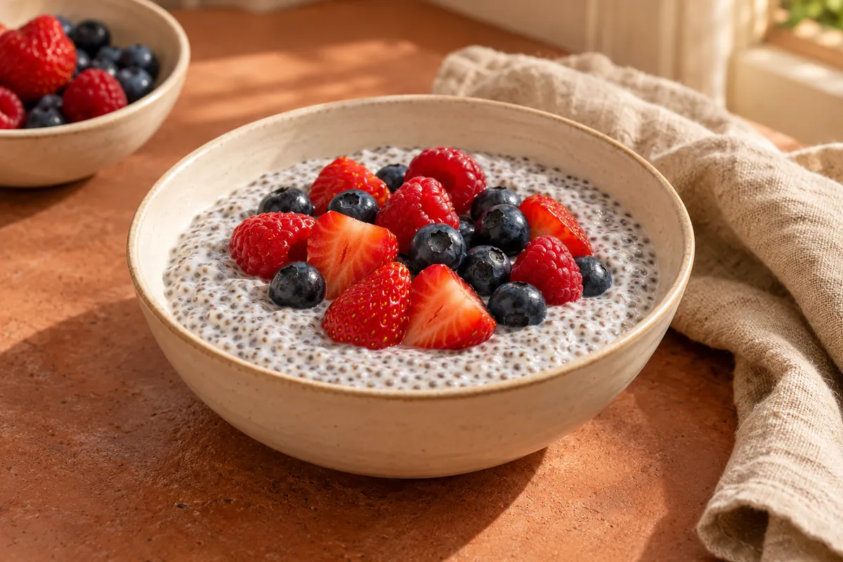 Beeren-Chia-Pudding