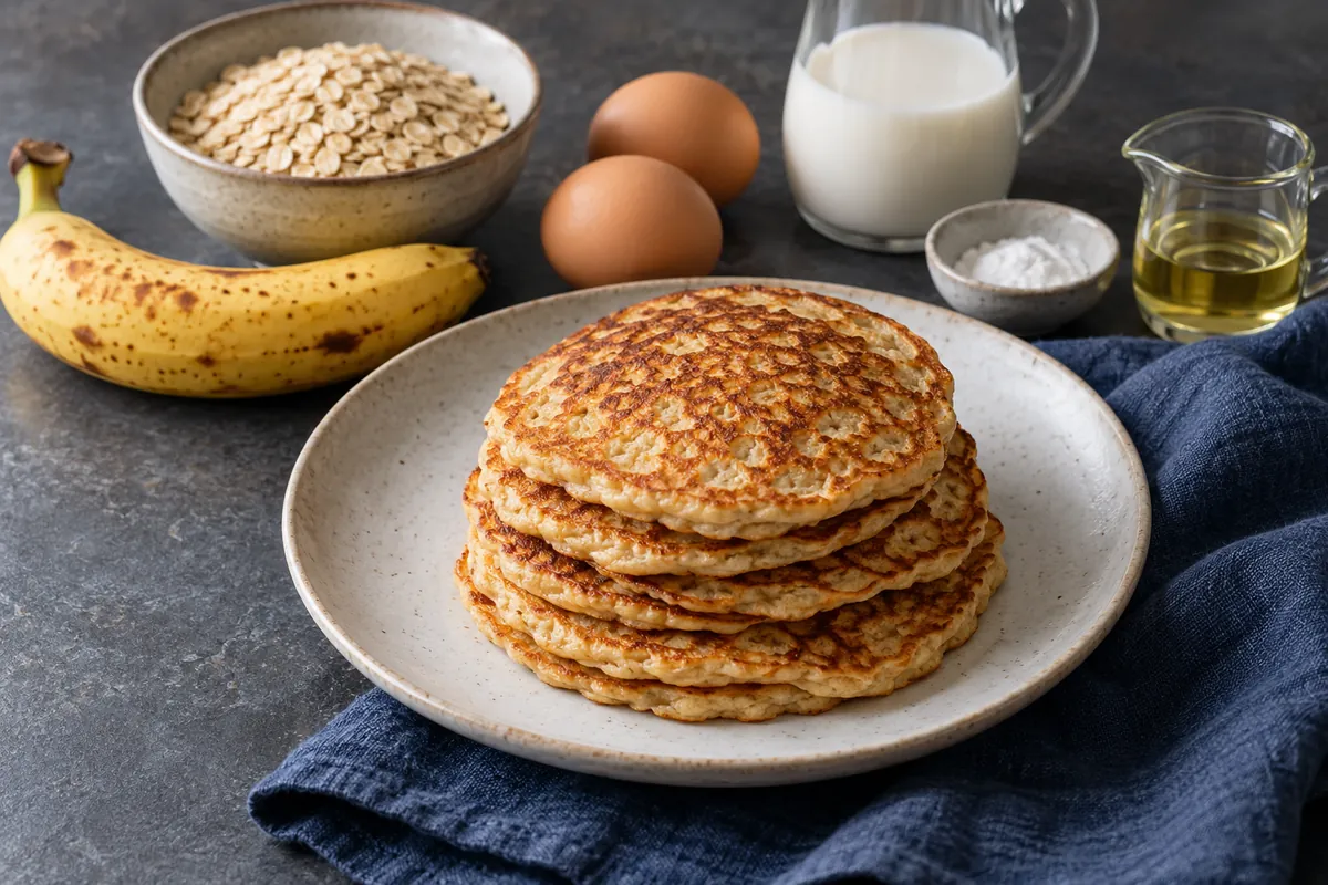 Bananen-Hafer-Pancakes