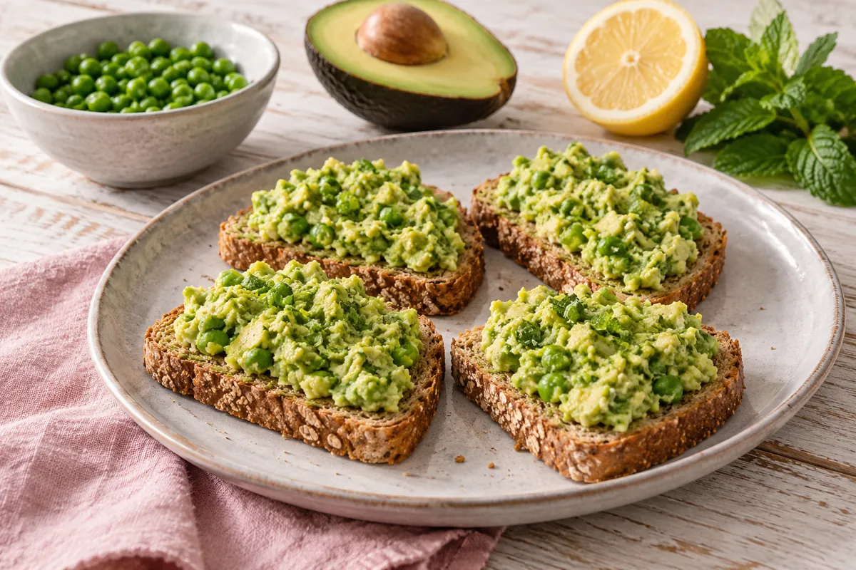 Avocado-Erbsen-Brot