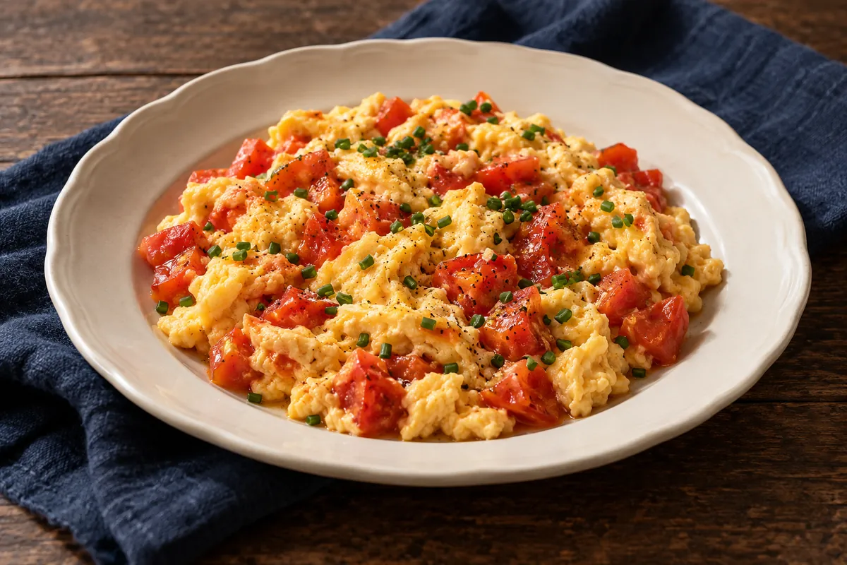 Rührei mit Tomaten