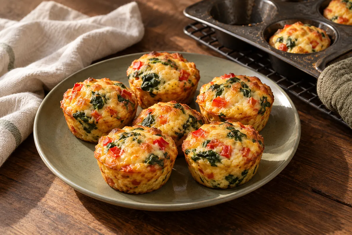 Herzhafte Frühstücksmuffins