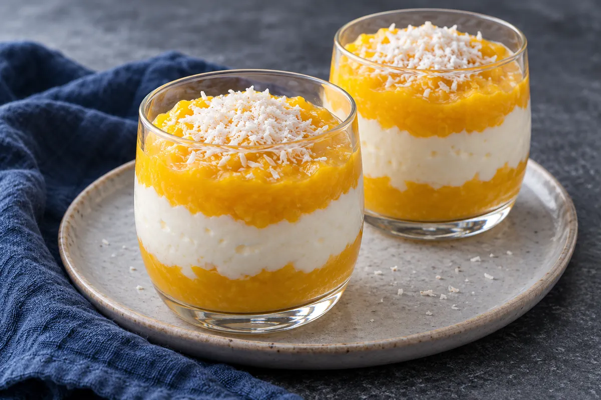 Quarkcreme mit Mango