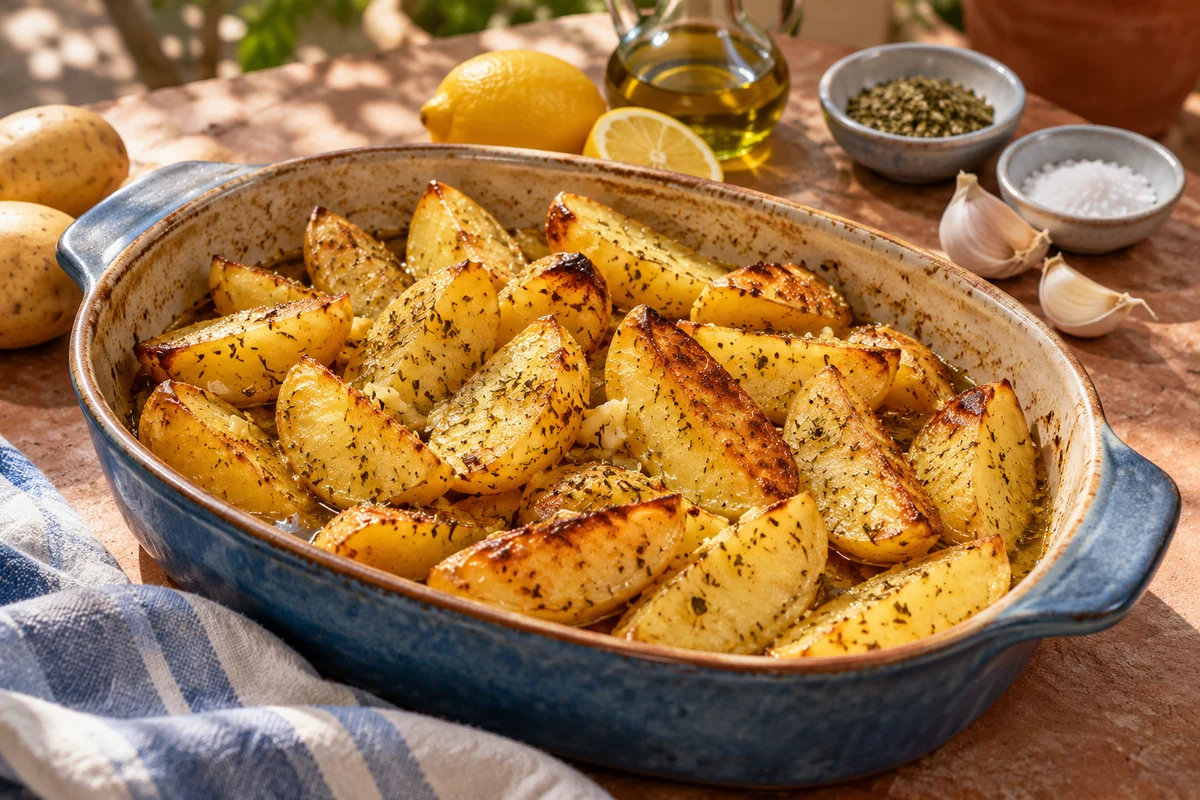 Griechische Zitronenkartoffeln