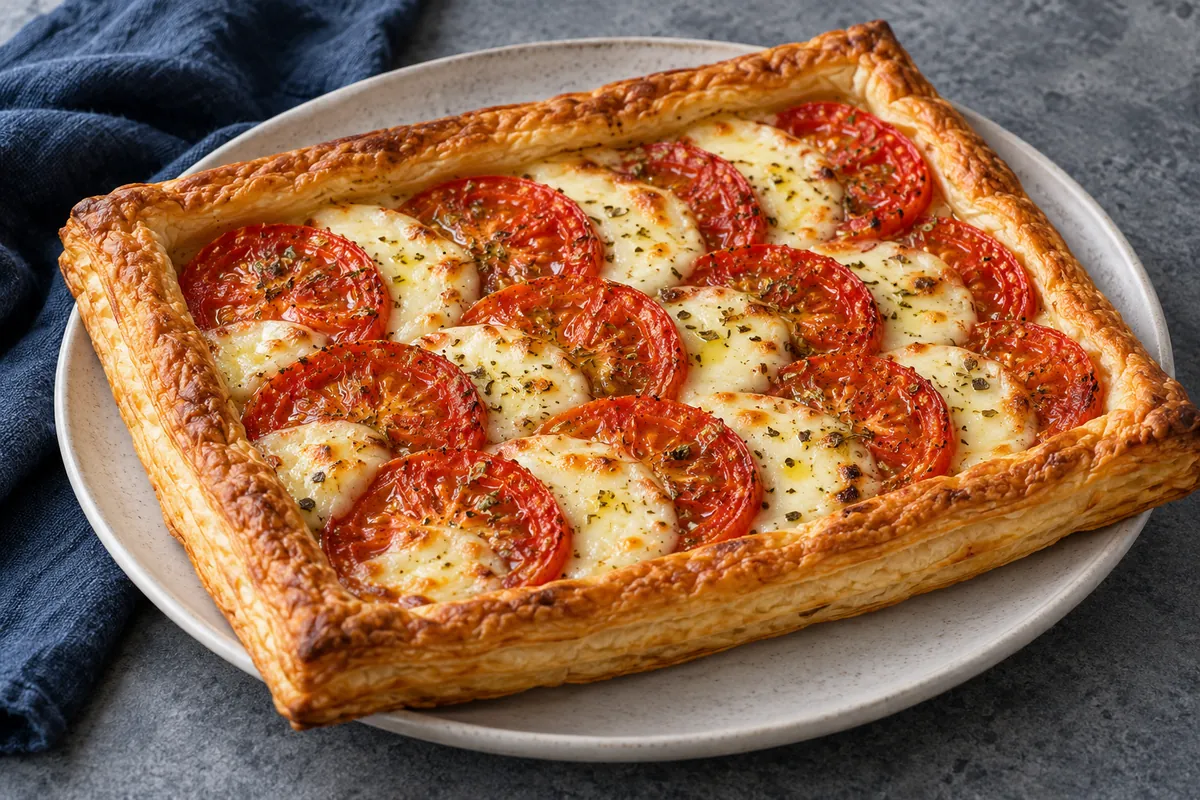 Tomaten-Mozzarella-Tarte
