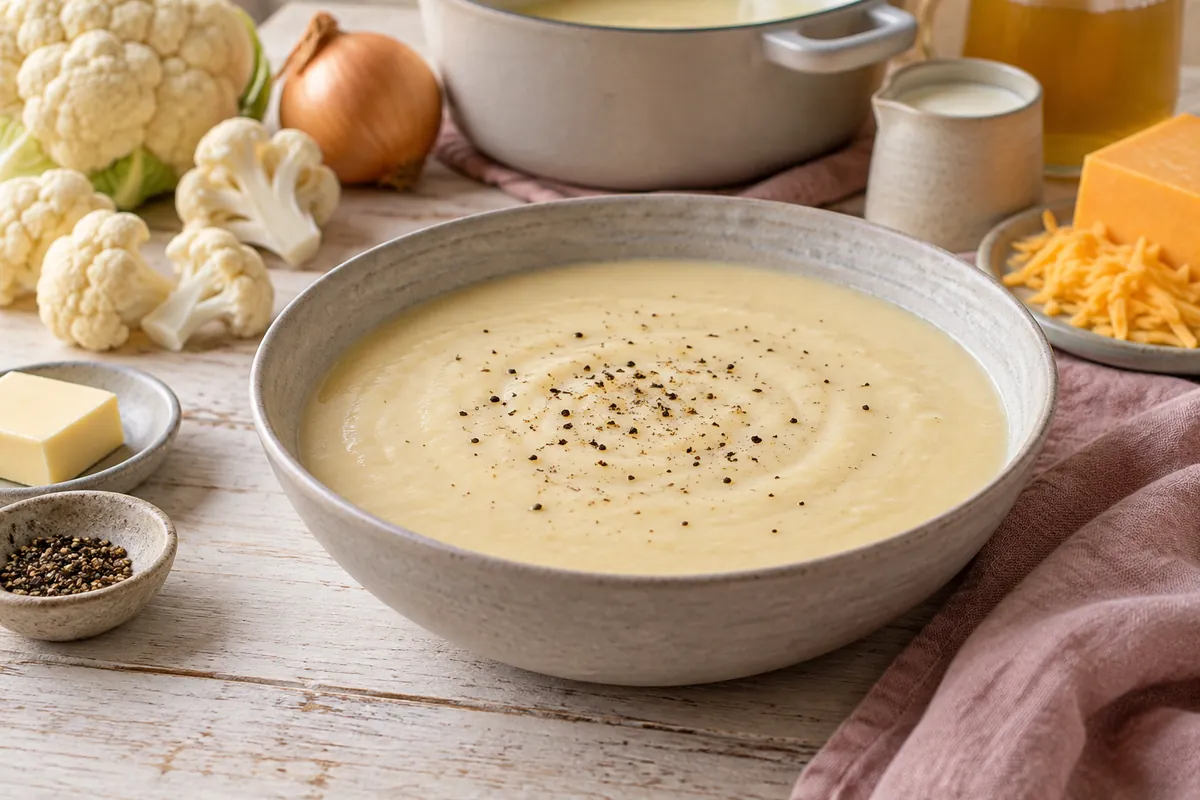 Blumenkohl-Käse-Suppe