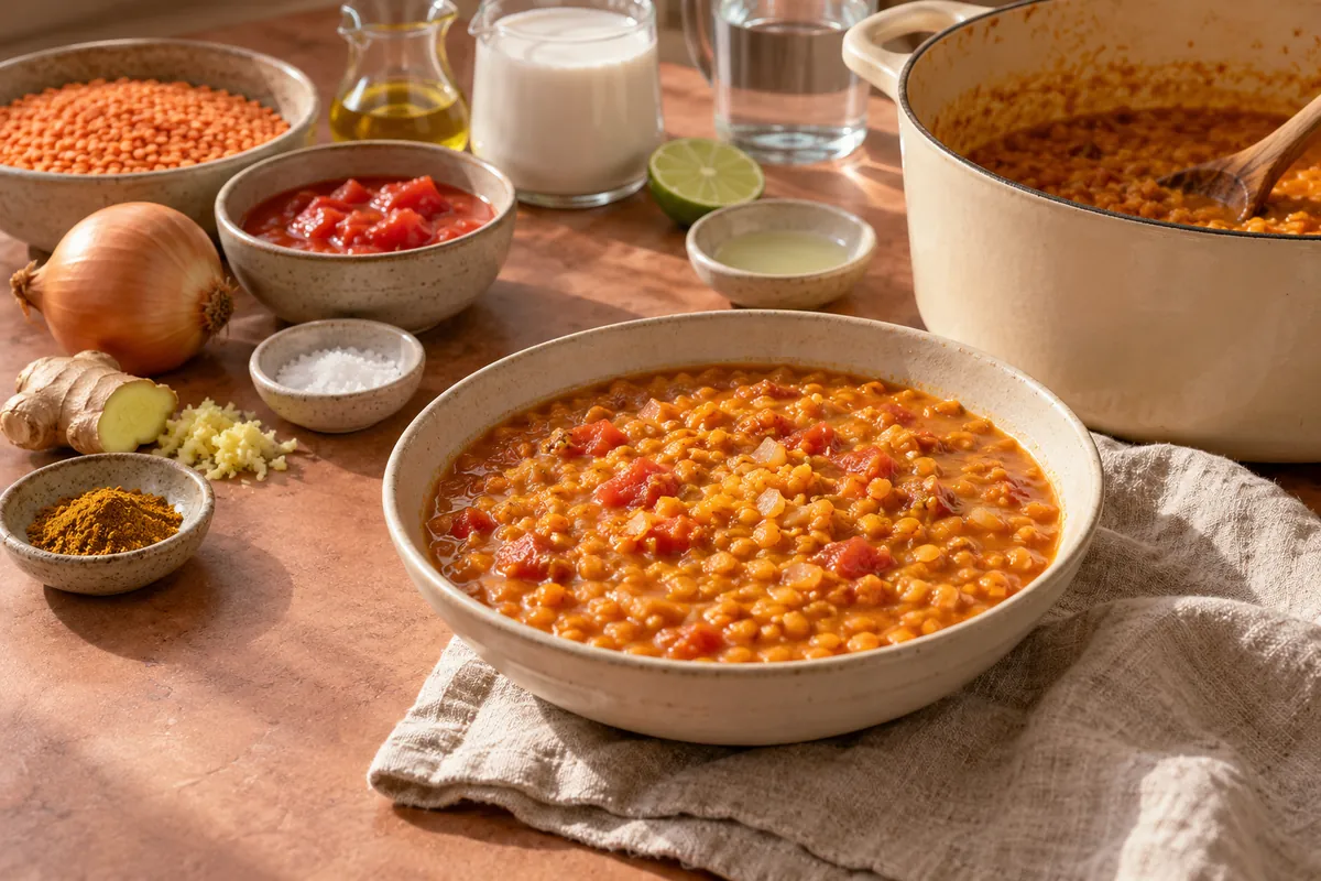 Rotes Linsen-Dal