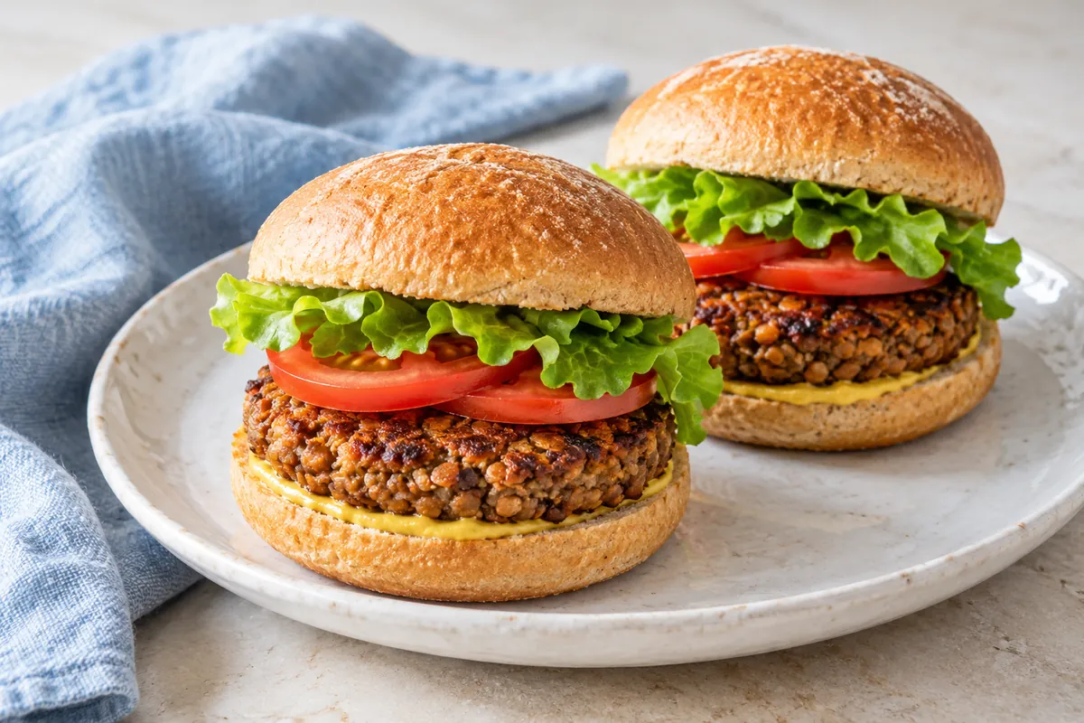 Linsen-Burger